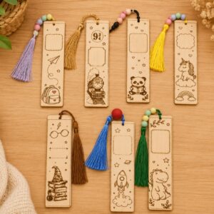 Marque-page personnalisé en bois