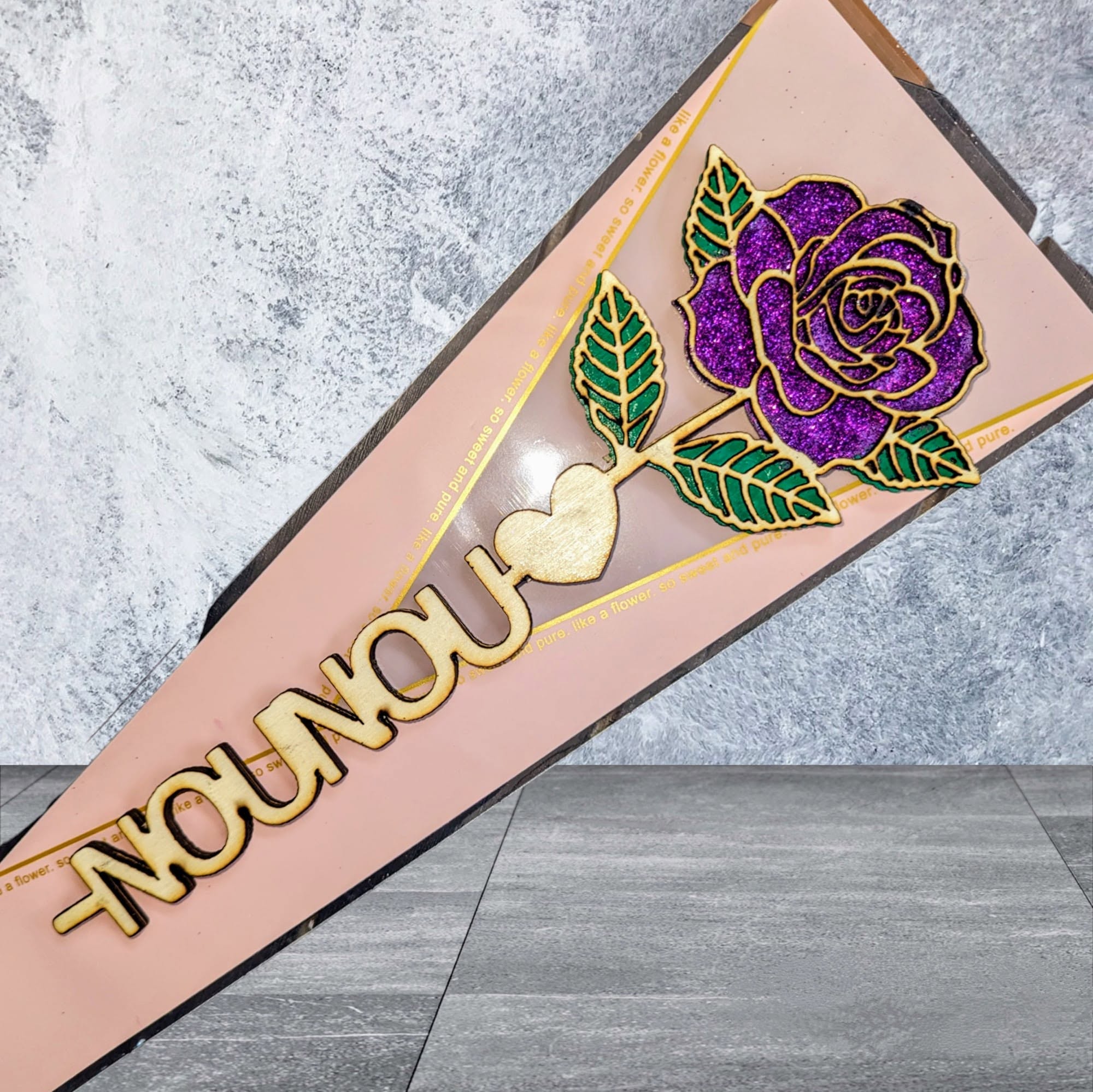 Rose en bois personnalisée – Image 9