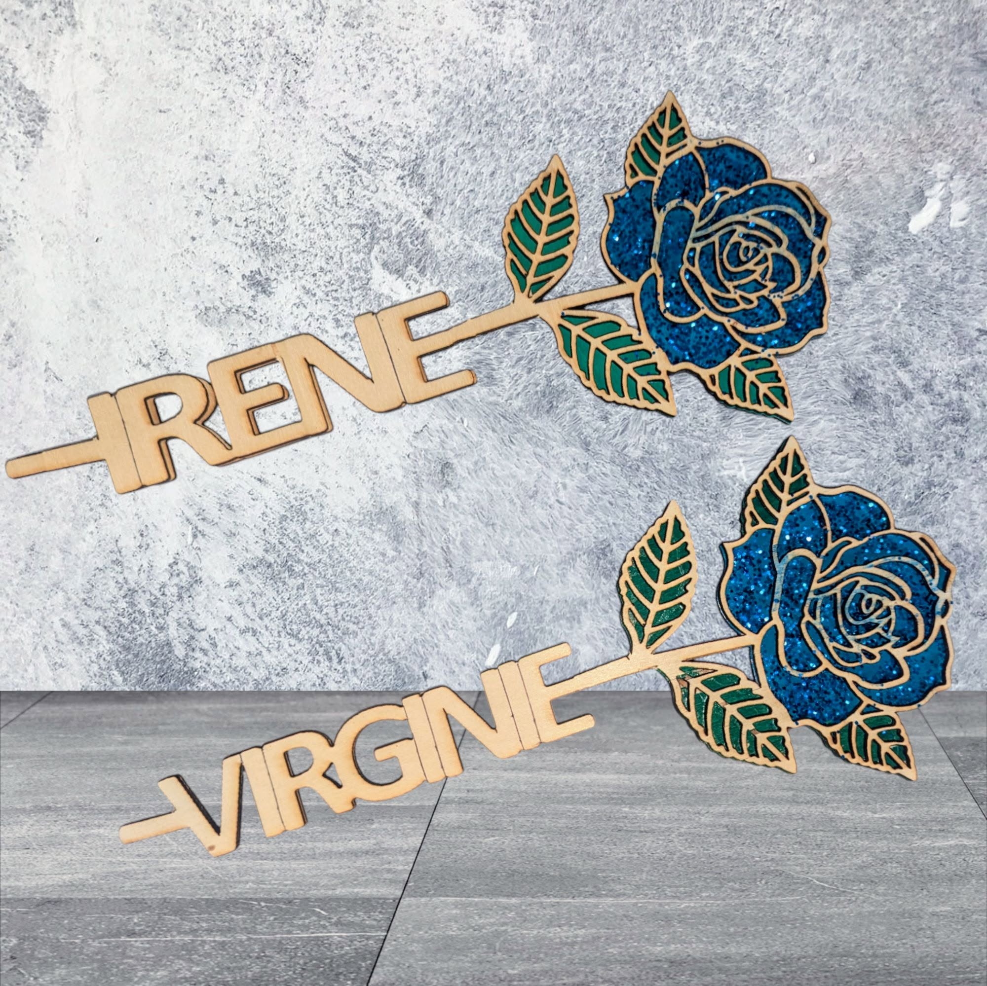 Rose en bois personnalisée – Image 8