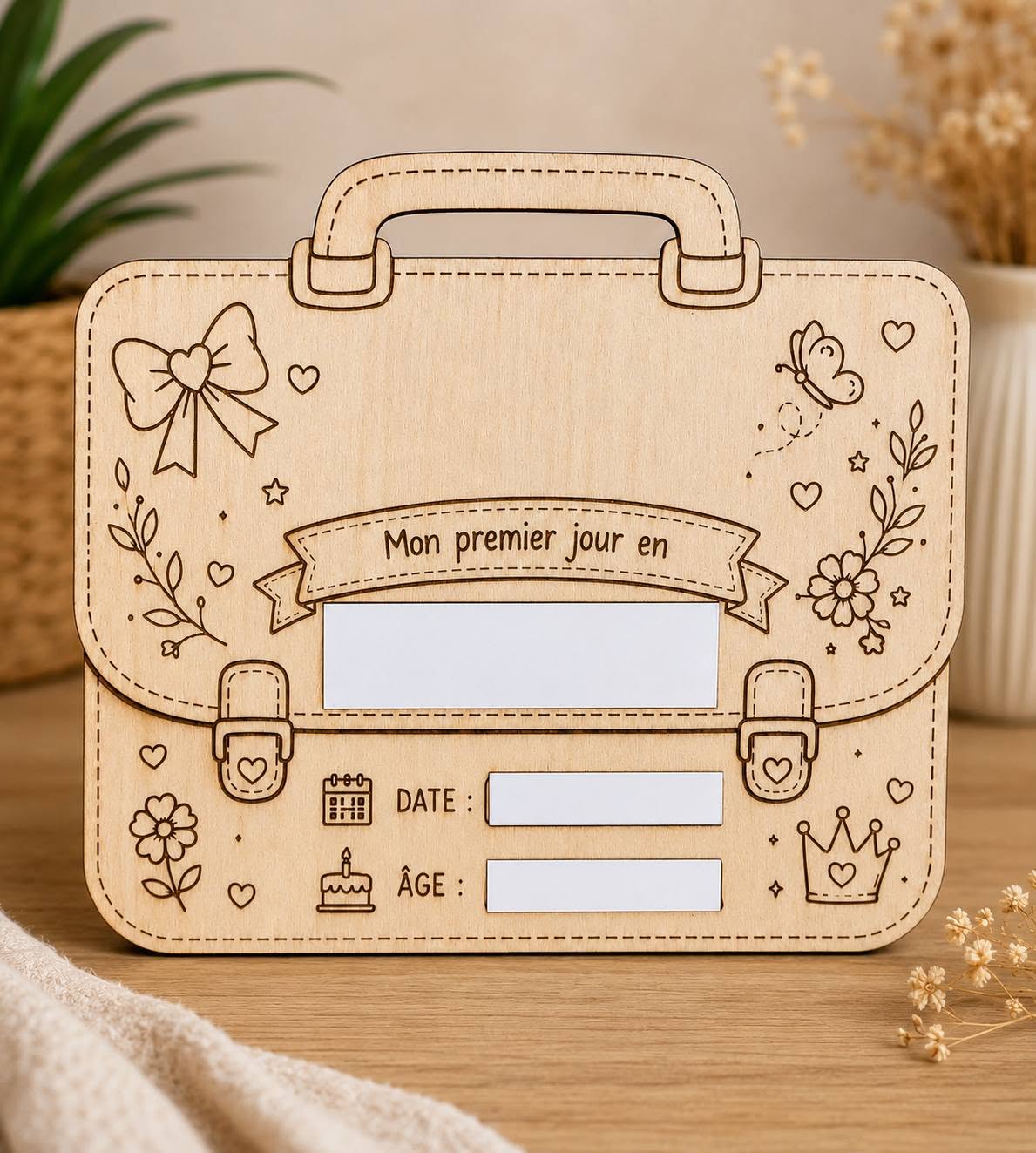 Pancarte personnalisée - Mon premier jour d'école – Image 3