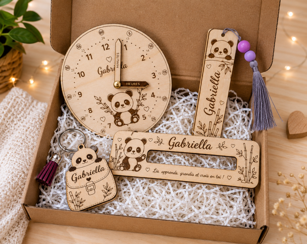 Coffret de rentrée personnalisé enfant