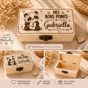 Boîte à bons points personnalisée
